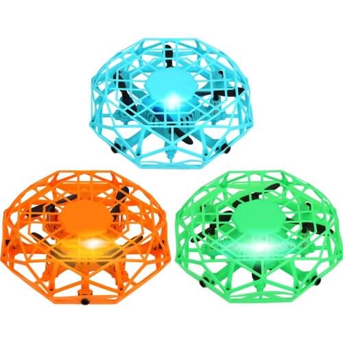 Children Hand Operated Mini Drone UFO Flying Toys Hand-Controlled Mini Drone Infrared Induction Automatic Sensing Flying Toy