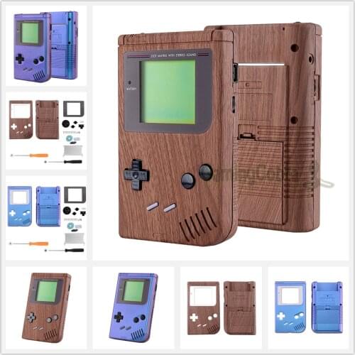 PlayVital Soft Touch Full Shell for Gameboy Classic 1989 GB DMG-01 Console with Screen Lens & Buttons Kit