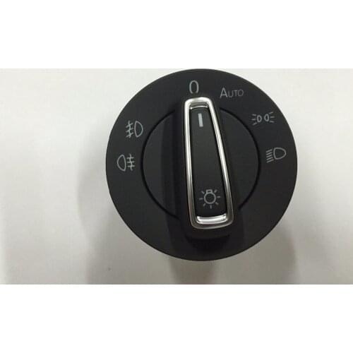 SWIEES NEW Chrome AUTO Headlight Switch button For VW Golf 7 MK7 Sportsvan 5GG 941 431 D 5GG041431D