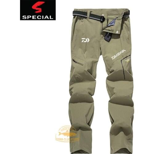 Daiwa New Fishing Quick-drying Trousers Autumn Mens Thin Breathable Stretch Pants Outdoor Mountaineering Sports Assault Pants
