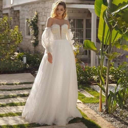 Spaghetti Straps V-neck Applique Lace Plus Size Organza Wedding Dress Illusion A-line Bridal Gowns vestidos elegantes