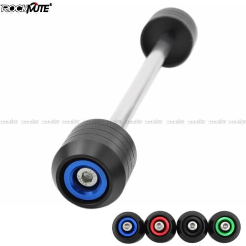 For BMW F800R 2015-2017 POM Front Wheel Slider Fork Axle Crash Protector Swing Arm Pad Guard