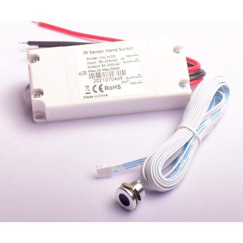 IR Sensor Switch 500W AC85V-250V Infrared Sensor Switch Motion Sensor Induction Auto LED Lamps High voltage sensor switch