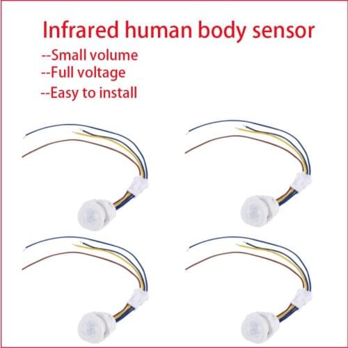 PIR Sensor Detector Smart Switch 110V 265V LED PIR Infrared Motion Sensor Detection Automatic Sensor Light Switch