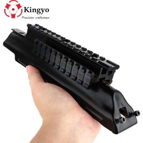 Tactical AK47 AK Tri-rail Integral Rail Mount Receiver Top Cover Scope Mount Picatinny Weaver Rail Base for Riflescope