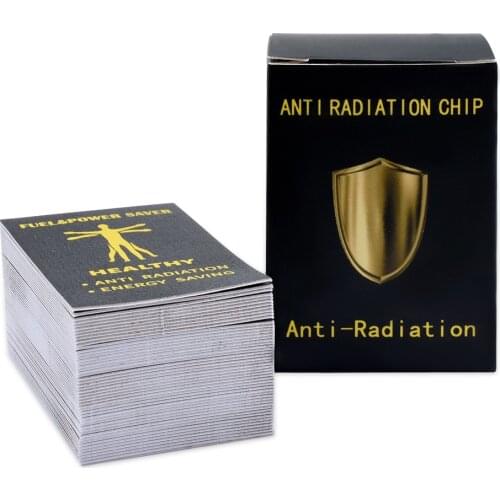 High Ions 3000cc Against 5G Anti-Radiation Mobile Phone Sticker 50pcs With Box