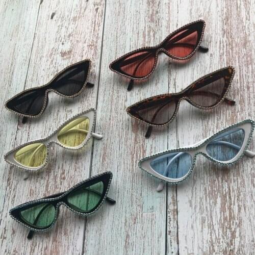 Ladies Sunglasses Original Four Sexy Cat Eyes Ladies Sunglasses Fashion Young Cute Travel Beach Sunglasses UV400