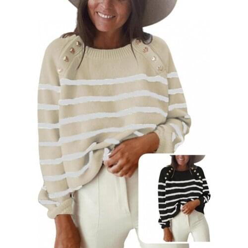 Autumn Winter Casual Knitted Long Sleeve Top Pullover Top Women Sweater Knitted Streetwear