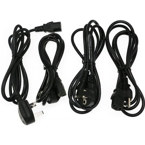 1pcs 1.8M Arcade Game Cabinet Power Cord 3 Prong US ,EU,UK, AU Plug AC 250B Power Cord Cable