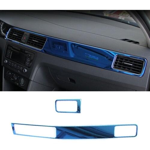 2/4pcs for skoda RAPID 2013-2020 Santana Center console sequins Air conditioning outlet Door panel decorative cover