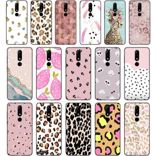 55 Fashion Sexy Leopard Print Panther Soft Silicone Tpu Cover phone Case for Nokia 2 2.1 2.3 3 3.1 4.2 5. 5.1 6 7.2 8 Plus Case