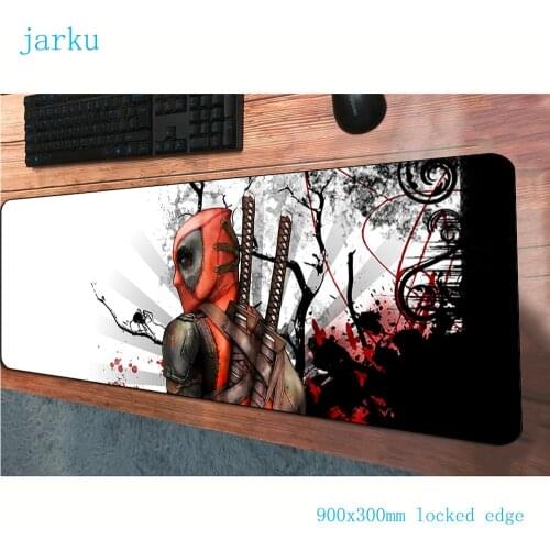 900x300x3mm Deadpool mousepad thick gaming mouse pad gamer mouse mat pads game computer New arrival padmouse laptop play mats