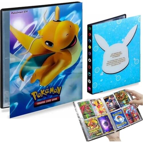 240pcs Dragonite Album Pokemon Card Collection Map Holder TAKARA TOMY Playing Game Binder Folder Loaded List Agg Recattion Book