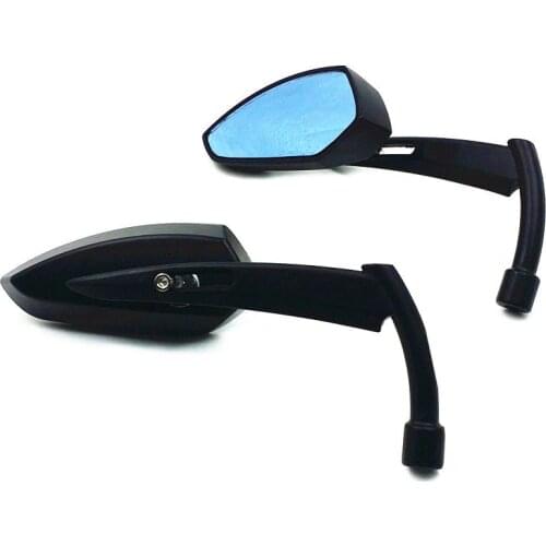 Motorcycle Mirrors Black 8mm 10mm Rearview Mirrors Scooter Offroad Dirt bike Chopper Cafe Racer Old School Street bike
