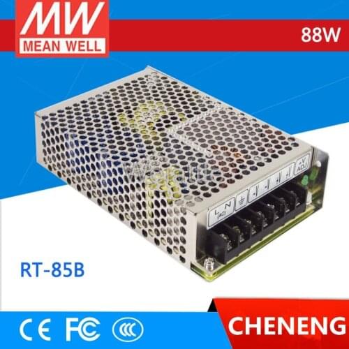MEAN WELL 5V 8A +12V 3.5A -12V 0.5A 88 Watt RT-85B 85W 110V 220V AC-DC Triple Output drive Switching Power Supply SMPS 3 Road