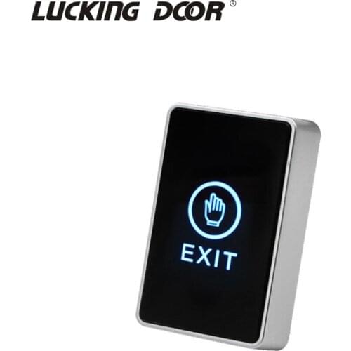 Push Touch Exit Button Door Eixt Release Button With LED Indicator for Home Security Protection for access Control System