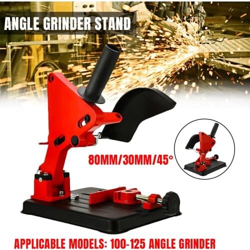 Angle Grinder Stand Bracket Holder Cutter Support For 100-125 Cutter Angle Grinder Cast Iron Base Power Tool Accessory