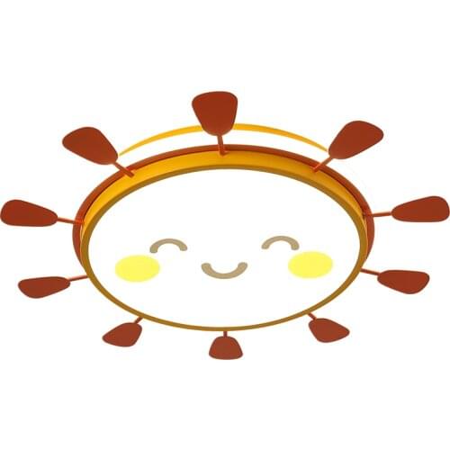 Round Office led ceiling Lamp study led reading light Nordic surface lighting Boys & girls Led Sun Ceiling Lamp kid Lighting
