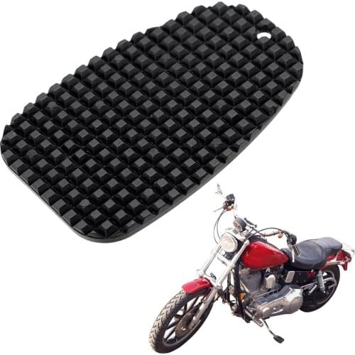 LEEPEE Auto Kickstand Pad Non-slip Plate Side Motorcycle Plastic Side Stand Kickstand Support Foot Pad Base Universal