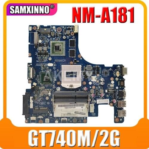 SAMXINNO Laptop motherboard For LENOVO Z510 Mainboard AILZA NM-A181 90004479 SR17E GT740M/2G
