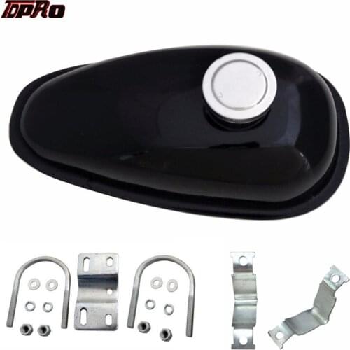 TDPRO 49cc-80cc Engine Motor Bicycle 2L Gasoline Gas Fuel Tank Petocok Cap For Chopper 50cc 60cc 80cc 2/4 Stroke Motorized Bike
