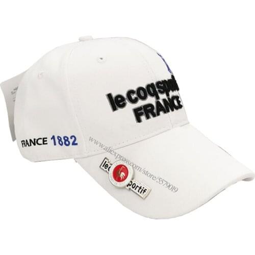 New high quality unisex Sports Mark Golf hat white Baseball cap Embroidered Outdoor Sports Golf Cap