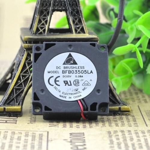 New original 3.5CM 5V 0.08A BFB03505LA double ball silent turbine cooling fan