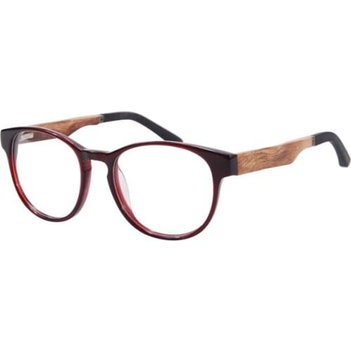 SHINU Mens Anti Blue Light Progressive Multifocus Reading Glasses Blue Ray Blocking Readers Eyeglasses Acetate Wood Frame