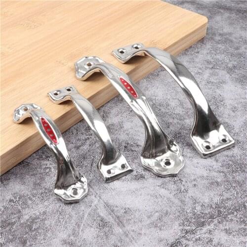 Retro handle drawer handle window door stainless steel surface handle wardrobe kitchen small handle hardware accessories