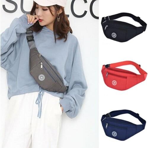 CANIS Sports Cycling Zip Travel Bum Oxford Bag Money Waist Belt Waist Solid Fanny Pack HIP Money Pouch Pocket Wallet