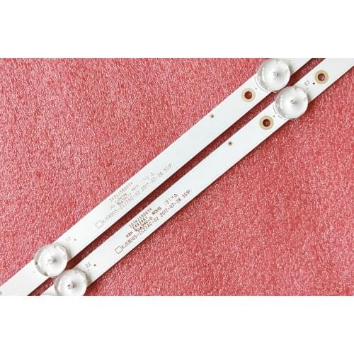 2pcs LED strip 5lamp for KJ58D05-ZC22AG-02 303KJ580034