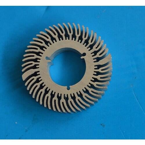 LED Radiator 3/5W Aluminum Radiator Sunflower Heatsink diameter 50mm,Hollow 21.7mm,High 20mm heatsink for lighting fitting
