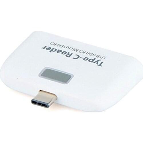 Type-C USB C to USB 2.0 Hub OTG SD/TF Card Reader Converter For Samsung S8 Plus