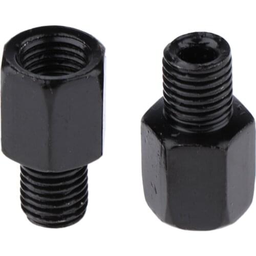 Motorcycle or Scooter Mirror Adapters - LH 10mm to RH 10mm Clockwise Threaded
