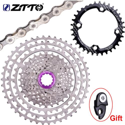ZTTO MTB 10 Speed SLR Bicycle Cassette 11-46T Wide Ratio CNC Ultralight Freewheel Mountain Bike 10S Sprocket for X0 X9 M610 M781