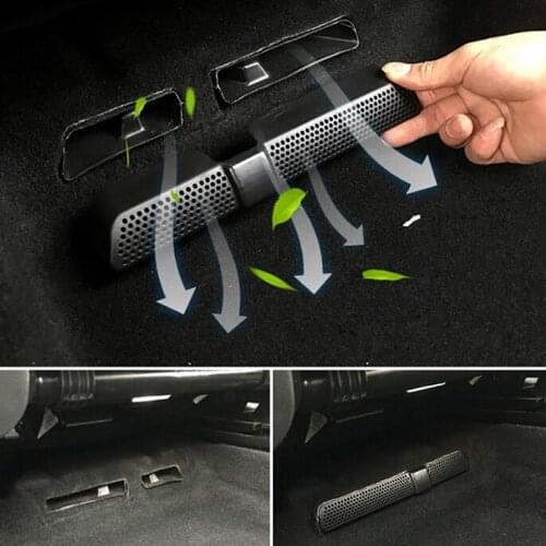 2Pcs/Set Car Air Outlet Cover Under The Car Seat For Skoda Kodiaq 2016 2017 2018 Car Rear Seat Air Conditioning Vent Cover Net