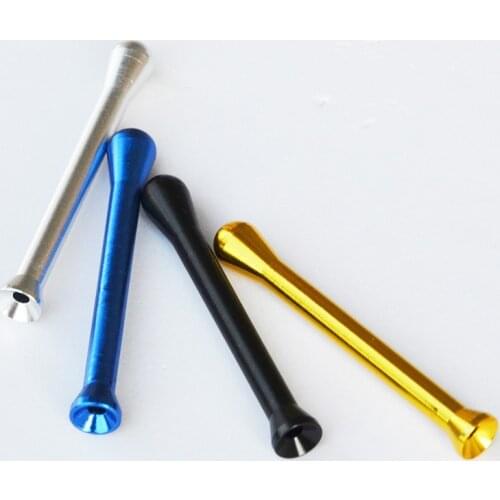 2 Pcs/Lot Length:70MM Metal Sniffer Snorter Pippotto Bullet Nasal Straw Tube Smoking Accessories Drop Shipping