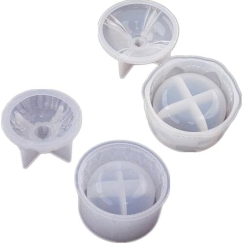 3 Styes Storage Box Resin Casting Mold with Lids Kit Jewelry Candy Jar Silicone Mold Container Epoxy Resin Silicone Mold