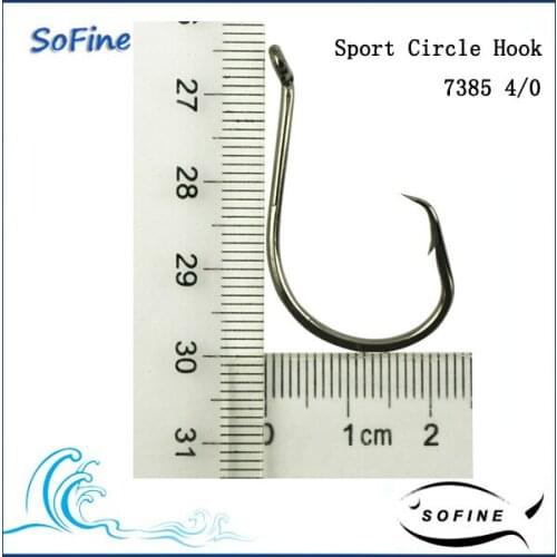 7385 100 Pcs/Pack Sport Circle Hooks Octopus Hooks Circle Hooks