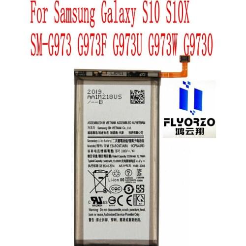 High Quality 3300mAh EB-BG973ABU Battery For Samsung Galaxy S10 S10X SM-G973 G973F G973U G973W G9730 Mobile Phone