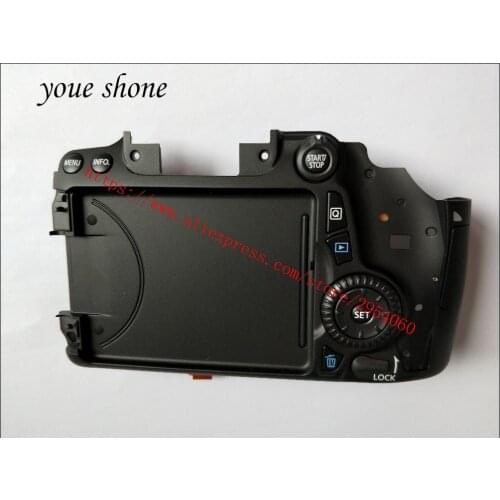 FREE SHIPPING ! NEW 70D Back cover 70D After the shell with key with flex for Canon 70D cover SLR Camera Repair Part