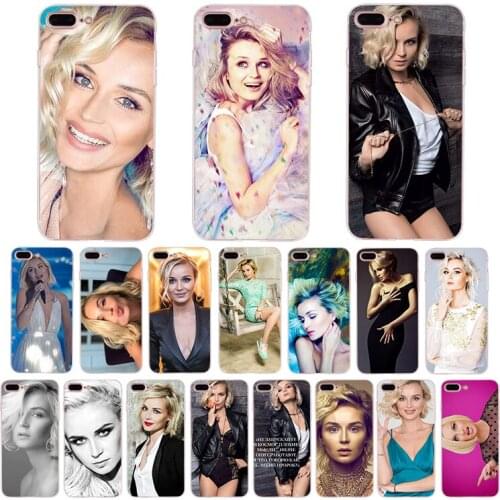 Singer Polina Gagarina Luxury Cover Soft Phone Case For Iphone 12 Mini X XR XS 11 Pro Max 8 7 Plus SE 10 TPU Transparent Shell