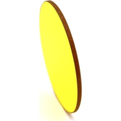 Diameter 49mm 470nm led optical long pass yellow filter JB470