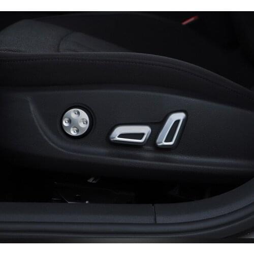 Car seat adjustment buttons dedicated buttons decorative sequins for audi A3 hatchback sedan A4 A6 Q3 Q5 Q7 car accessories