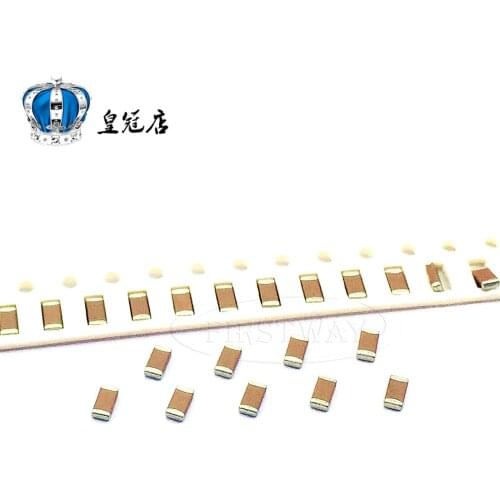 50pcs/SMD capacitor 1206 0.1UF 104K 100NF 50V X7R 10% Non polar capacitance MLCC