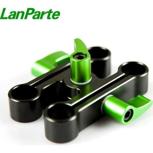 Lanparte 15mm Adjustable Height Raiser Clamp for DSLR Camera Rig