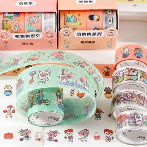 3 pcs/lot Cute Kawaii Decorative Washi Tape Scrapbooking Masking Tape Diary Stickers Korean Stationery School Supplies 014