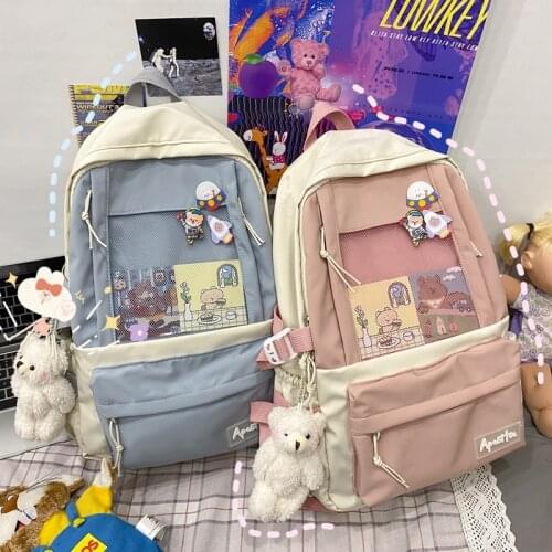Cute Backpacks for School Teenagers Girls Waterproof School Bags for Teenagers Female Large Capacity Travel Designer Backpacks
