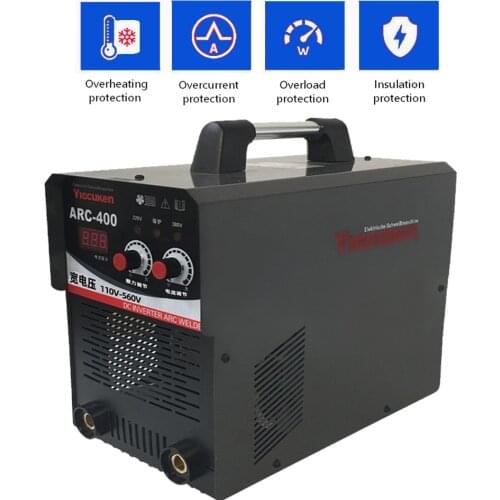 110V-560V 9KW 400A Stainless Steel Iron Steel Industrial Welder Inverter Arc Electric Welding Machine IGBT for Electric Working