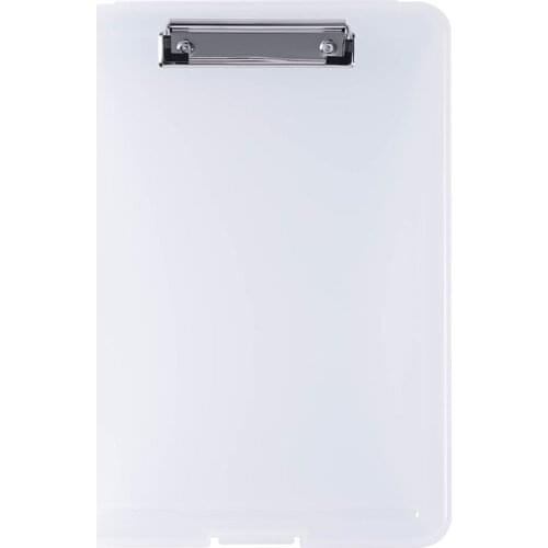Multifunctional A4 Document Box Clipboard With Pen Slot Portable Writing Board Folder File Storage Boxes Clipboards Clips Clamp